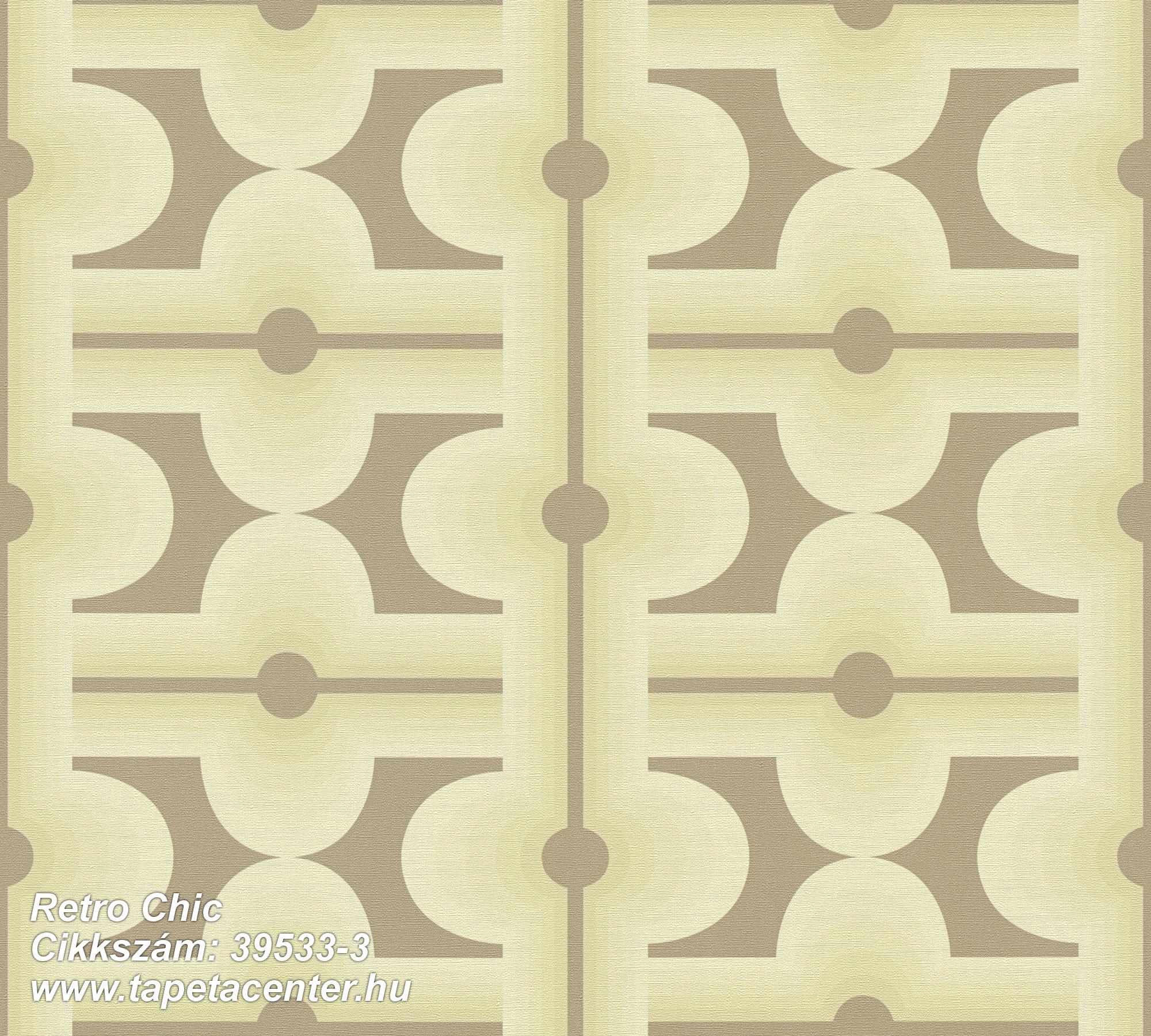 Retro,textil hatású,zöld,súrolható,vlies tapéta 